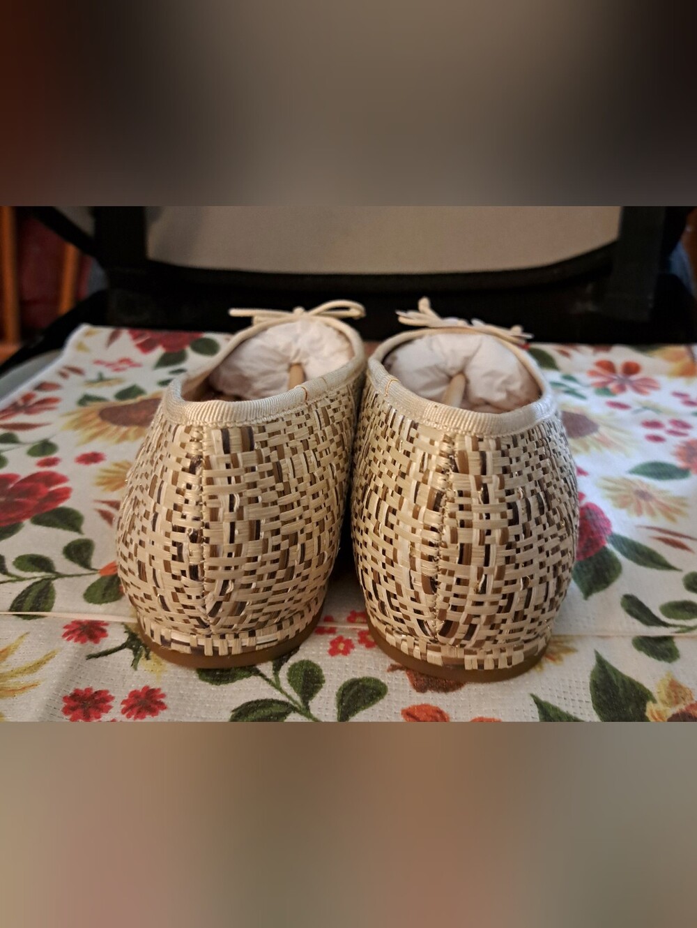 EILEEN FISHER abigail FLATS brand new BEIGE size 7.5 so Cute !!! - Picture 3 of 7